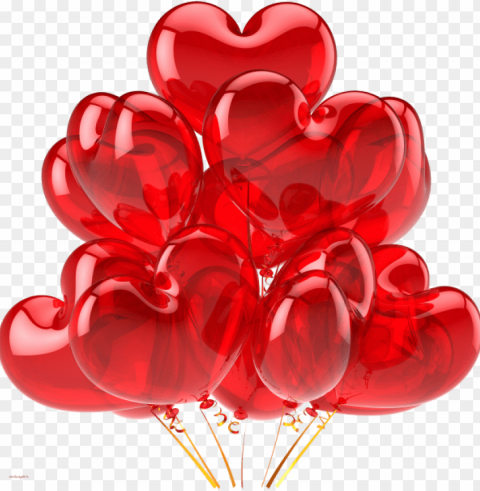 heart shape balloon - balloon PNG Isolated Subject on Transparent Background