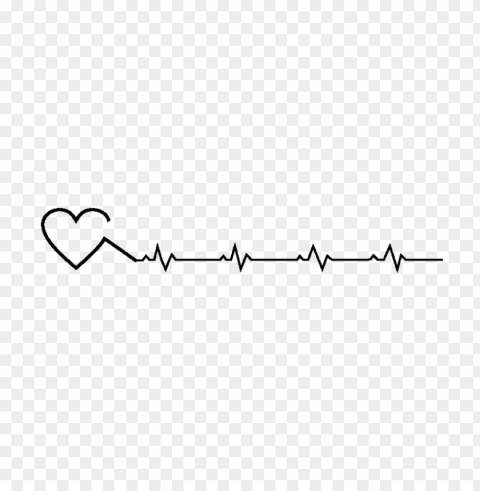 Heartbeat Line Transparent PNG Graphics Bulk Assortment