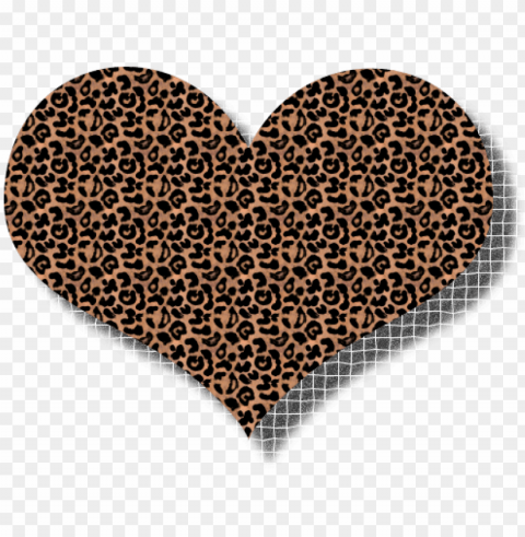 hearts fondo transparentecorazones variadosclipart - animal print leopard heart free PNG with no background diverse variety