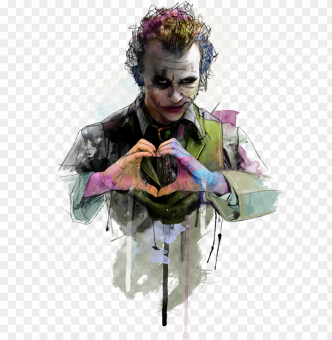 heath joker joker batman joker villain joker clown - joker best PNG graphics for free