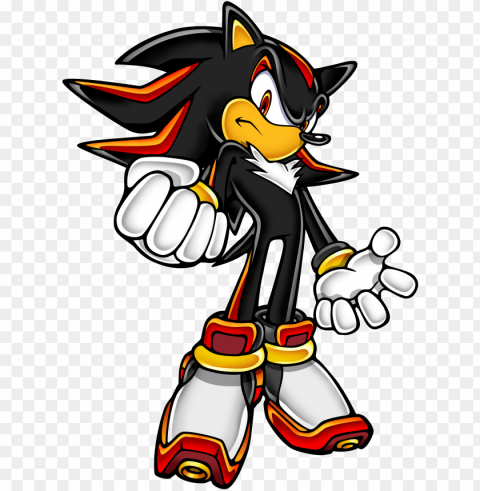 hedgehog - shadow sonic adventure 2 Transparent Background Isolation in HighQuality PNG