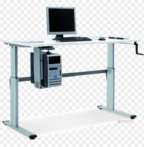 height-adjustable computer desk move - vyskovo nastavitelny pc stol PNG images alpha transparency