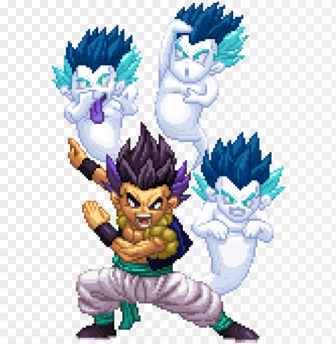 hello everyone team z2 is proud to announce our next - hyper dragon ball z gotenks PNG Illustration Isolated on Transparent Backdrop