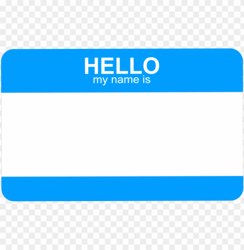 hello my name is tag banner - hello my name is Isolated Artwork in HighResolution Transparent PNG