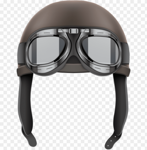 helmet - old pilot goggles PNG files with clear background bulk download