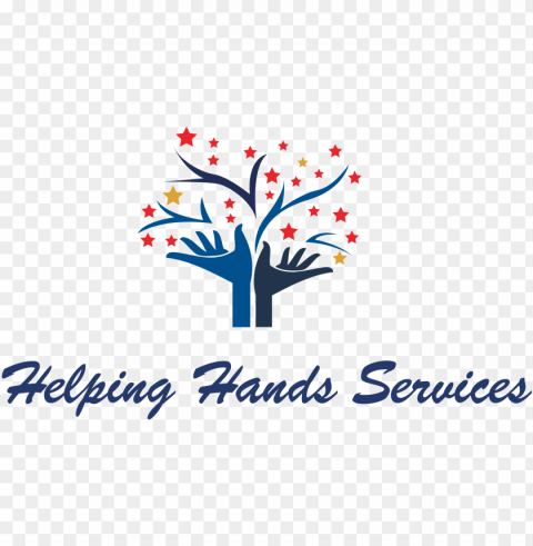 helping hands services senior home care - logo for helping hands PNG isolated