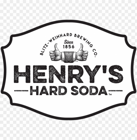 henry's grape hard soda Clean Background Isolated PNG Design