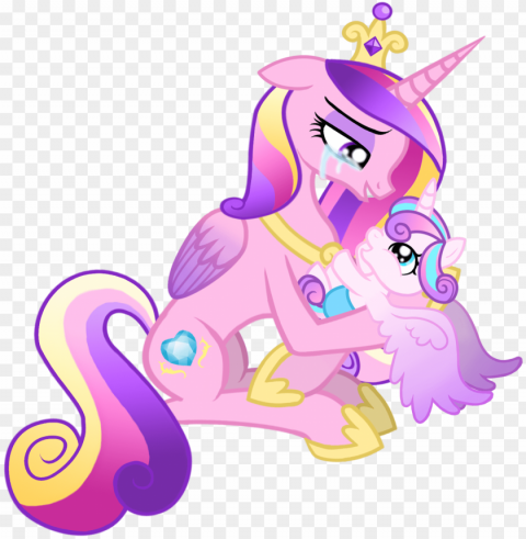 her first mother's day by rose-beuty - cadence flurry heart and shining armor Isolated Subject on HighResolution Transparent PNG