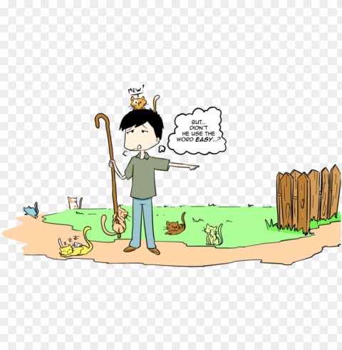 Herd Of Cats Clip Royalty Library - Cartoon Idiom PNG No Background Free