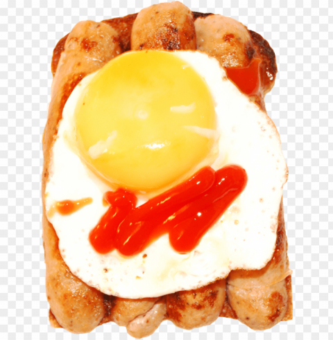 here - fried egg with ketchu PNG files with alpha channel assortment