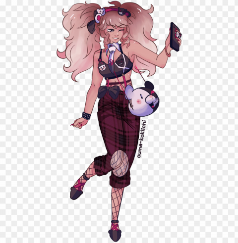 here's a junko enoshima redesign - cartoo PNG images free