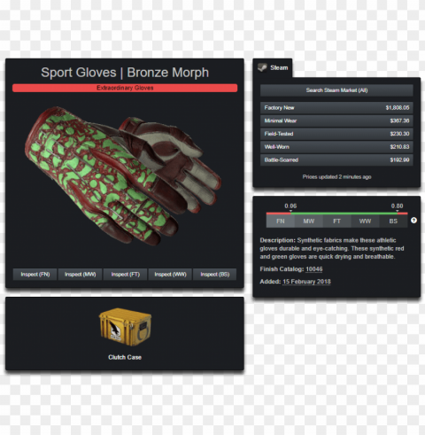 here's the gloves that'll be featured since steam prices - skiny do rekawic cs go Transparent Background PNG Isolated Item