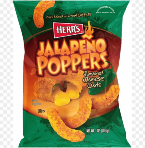 Herrs Jalapeno Cheese Puffs PNG Cutout