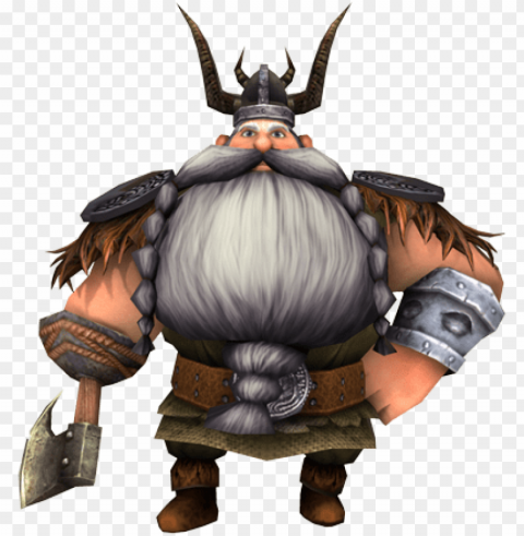 heyral the wise - viking warriors how to train your drago Clear Background PNG Isolated Subject
