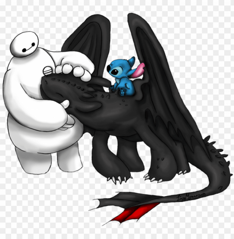 hi my name is lisy moreno - cute toothless and stitch Transparent PNG images wide assortment