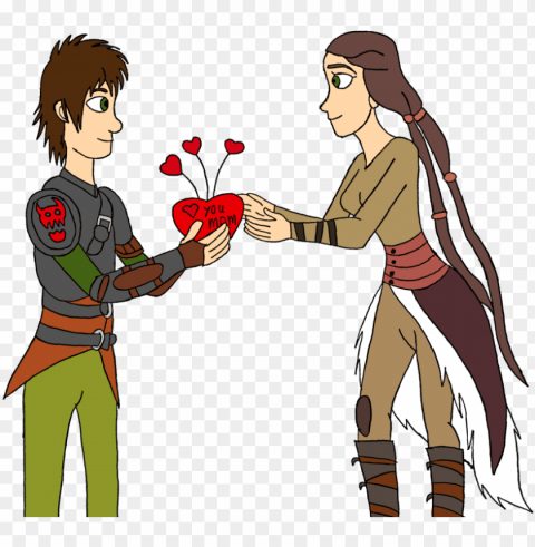 hiccup and valka mother's day gift by brermeerkat16 - mother's day Isolated Icon in Transparent PNG Format