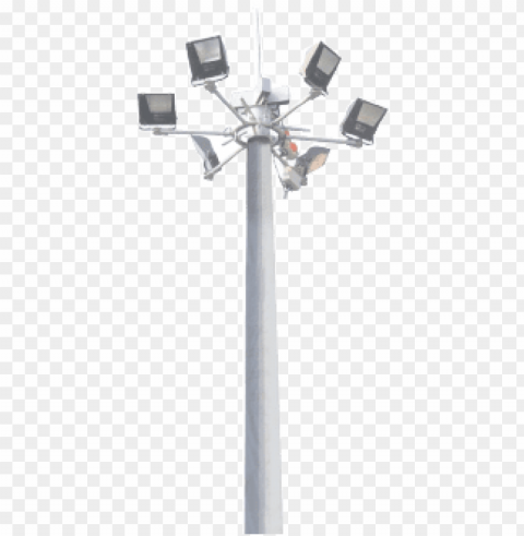 high mast pole Isolated Element with Clear Background PNG