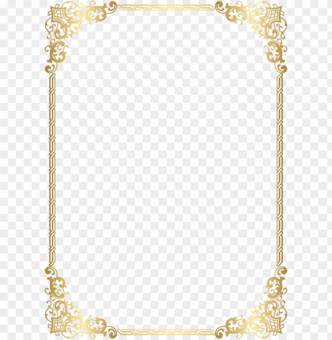 high quality images borders and frames decorative - gold border high resolutio PNG files with transparent backdrop complete bundle