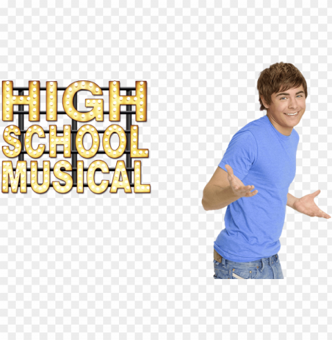 high school musical image - high school musical zac Transparent Background Isolated PNG Illustration