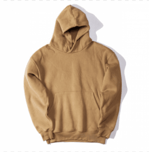 high street oversized blank hoodie - brown hoodies PNG Isolated Subject with Transparency