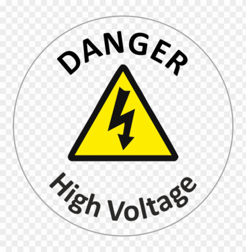 high voltage sign image - caution risk of electric shock PNG images with transparent canvas comprehensive compilation