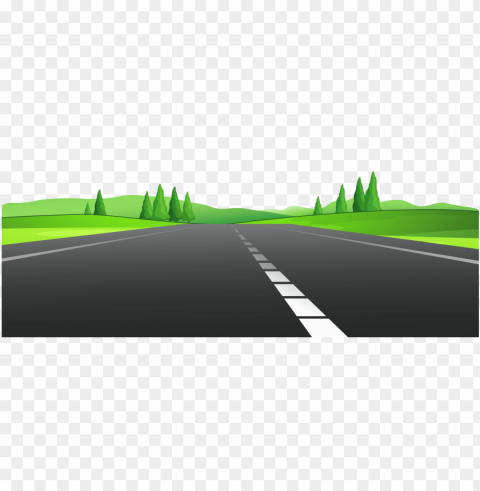highway Clean Background Isolated PNG Image