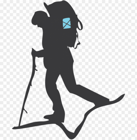 hiking - hike a man cartoon PNG transparent pictures for editing