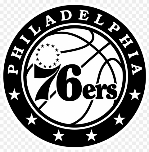 hiladelphia 76ers logo black and white - philadelphia 76ers nba PNG images with no background comprehensive set
