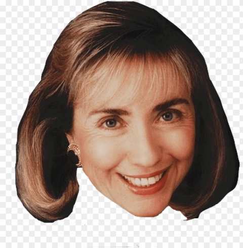 hillary clinton face picture library stock - hillary rodham clinton a new kind of first lady book Isolated Character on Transparent PNG