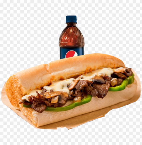 hilly cheese steak - steak peppers and onion sandwich PNG images without restrictions
