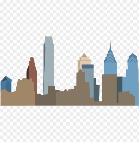 hillyskyline com yo - philadelphia skyline Isolated Subject with Clear Transparent PNG