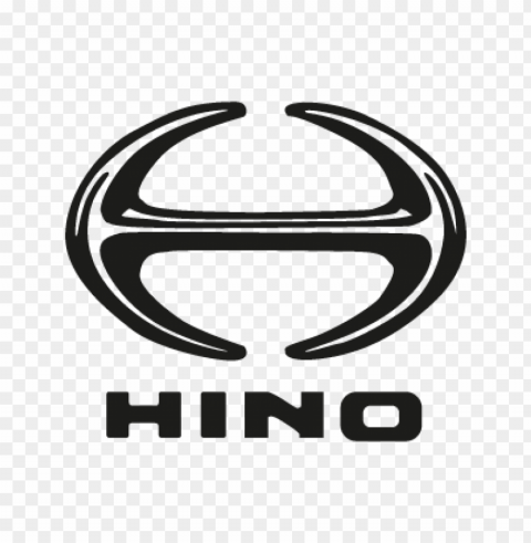 hino black vector logo free download Isolated Item on Clear Transparent PNG