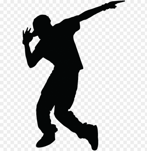 hip hop dancer silhouette PNG images with clear backgrounds