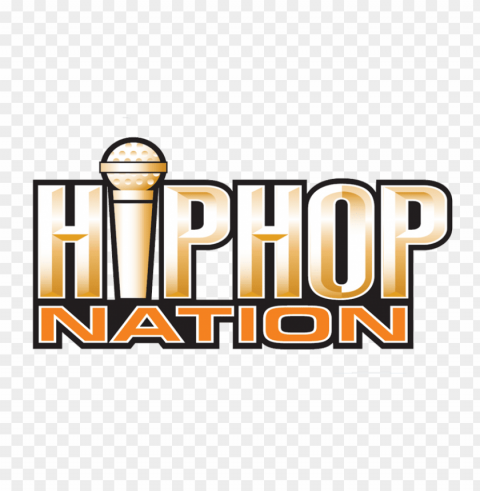 hip hop logo PNG with isolated background