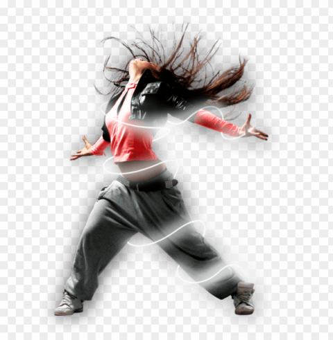 hiphop - dancing girl hip hop HighResolution Isolated PNG with Transparency