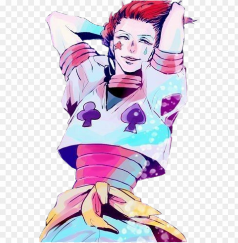 hisoka sticker - illustratio High-resolution PNG images with transparency