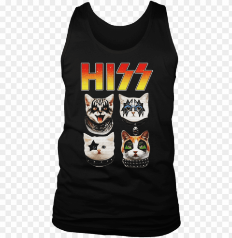 hiss cat shirt kiss band - hiss kiss cat shirt PNG images with clear cutout