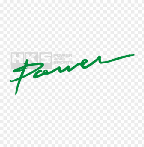 hks power vector logo free download Isolated Icon on Transparent PNG