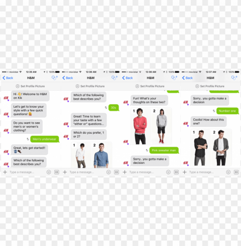 h&m chatbot on kik - ai 기반 의 구매 행태 분석 PNG Image Isolated with HighQuality Clarity PNG transparent with Clear Background ID 45fe8de8