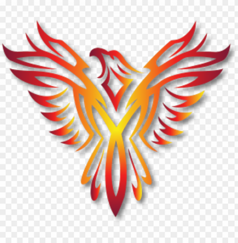 hoenix bird logo phoenixlogo freetoedit - fire phoenix logo Transparent PNG Isolated Item