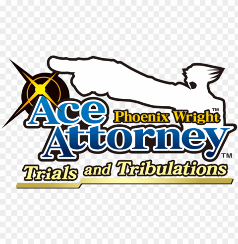 hoenix wright trials and tribulations logo - capcom phoenix wright ace attorney 3 - trials Clean Background Isolated PNG Art PNG transparent with Clear Background ID 4a3a8a4b