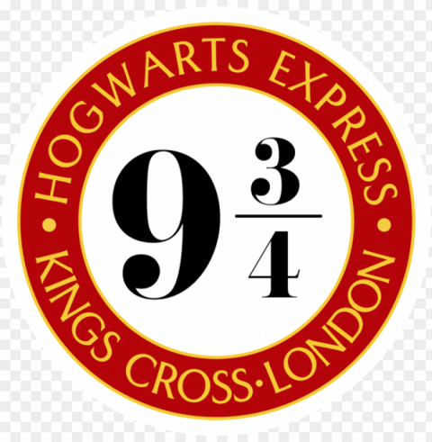 hogwarts express - 9 3 4 hogwarts express Isolated Artwork in Transparent PNG Format