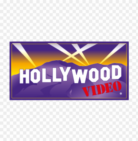 hollywood video vector logo free Isolated Icon in Transparent PNG Format