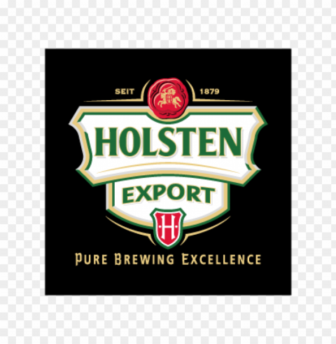 holsten export beer vector logo PNG images transparent pack
