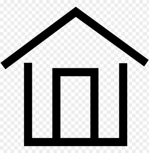 home icon - - home icon svg free PNG transparency