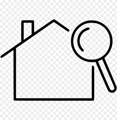 home inspection building inspector magnifier svg - house inspection icon Transparent PNG stock photos