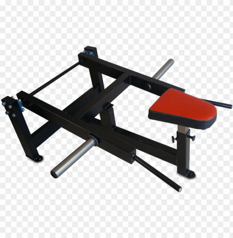 home plate loaded gym equipment g1x shrug machine - outdoor bench Isolated Design Element in Transparent PNG