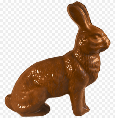 homeeasterlarge chocolate easter bunny - easter Transparent PNG Object Isolation