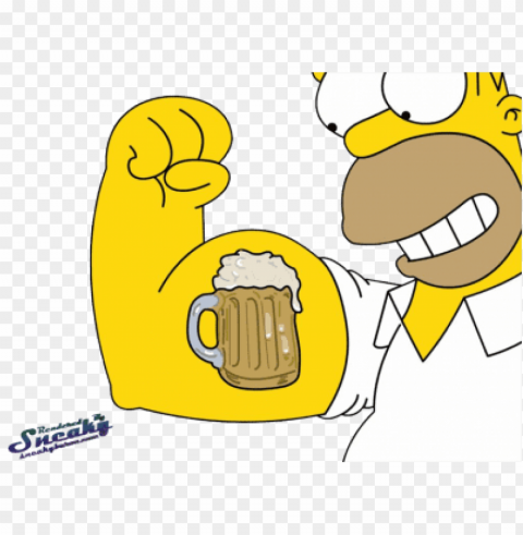 homer simpson - homer simpson beer PNG free download transparent background PNG transparent with Clear Background ID 1ff44384