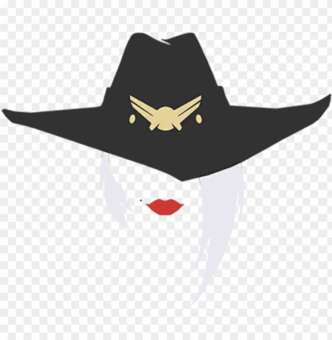 honestly i think those are lips not bandana - ashe overwatch icon PNG images with transparent backdrop